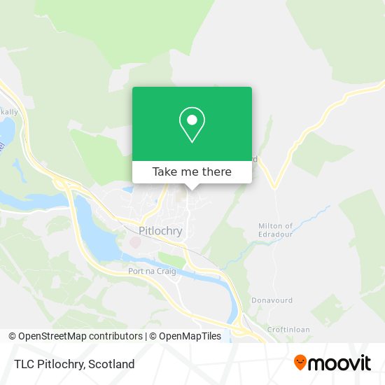 How to get to TLC Pitlochry by Bus or Train?