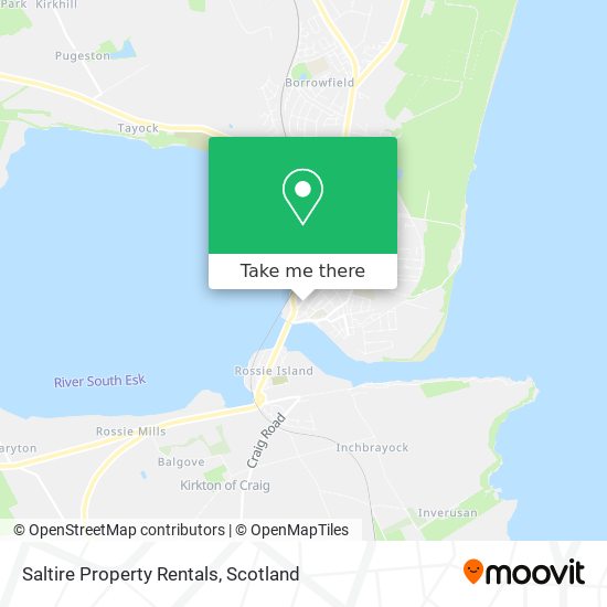 Saltire Property Rentals map