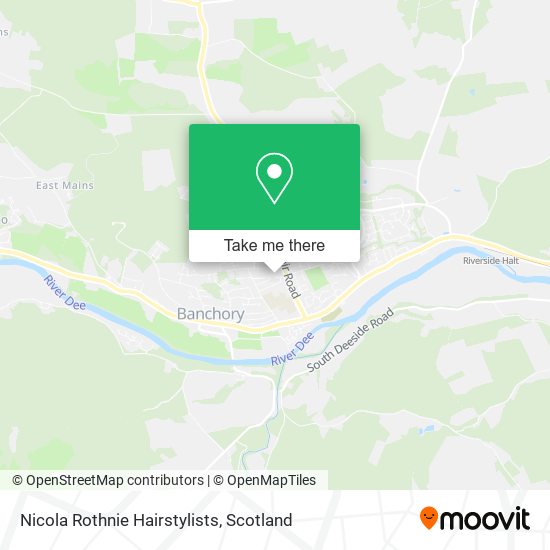 Nicola Rothnie Hairstylists map