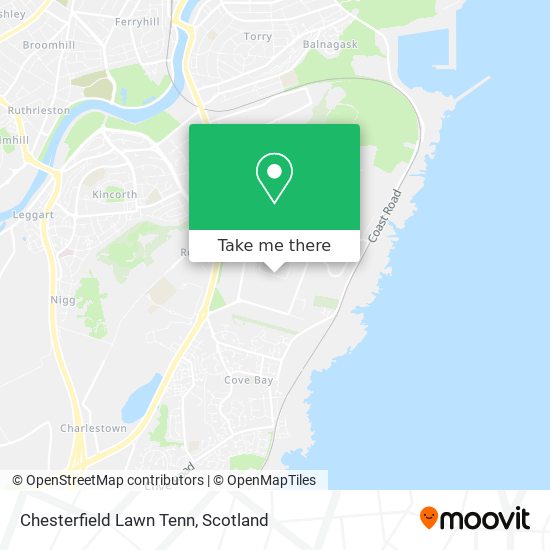 Chesterfield Lawn Tenn map