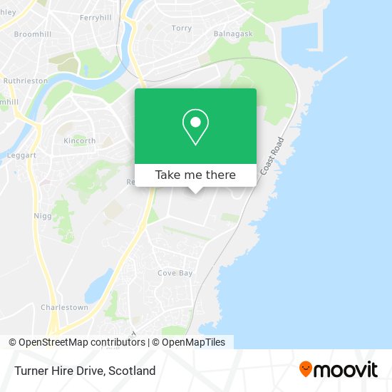 Turner Hire Drive map