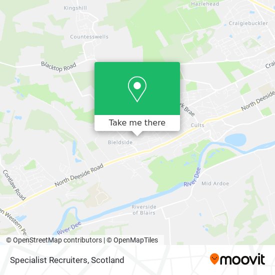 Specialist Recruiters map