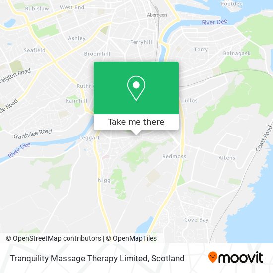 Tranquility Massage Therapy Limited map