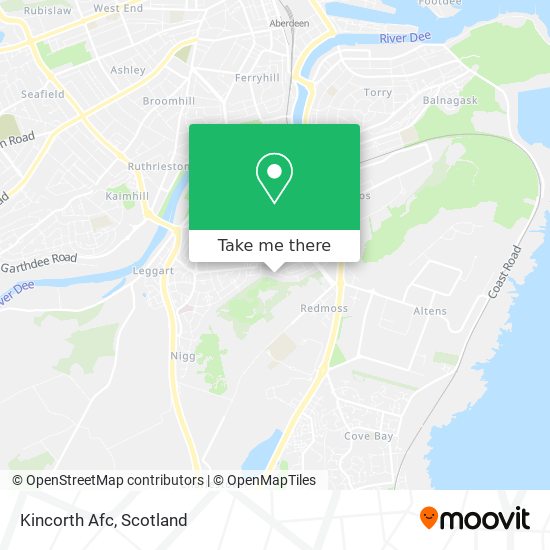 Kincorth Afc map