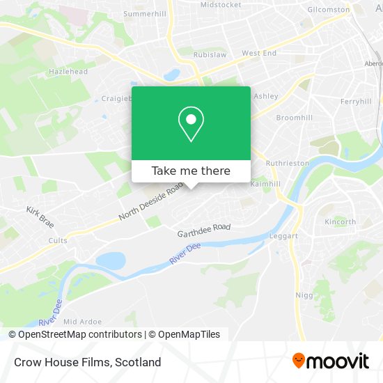 Crow House Films map