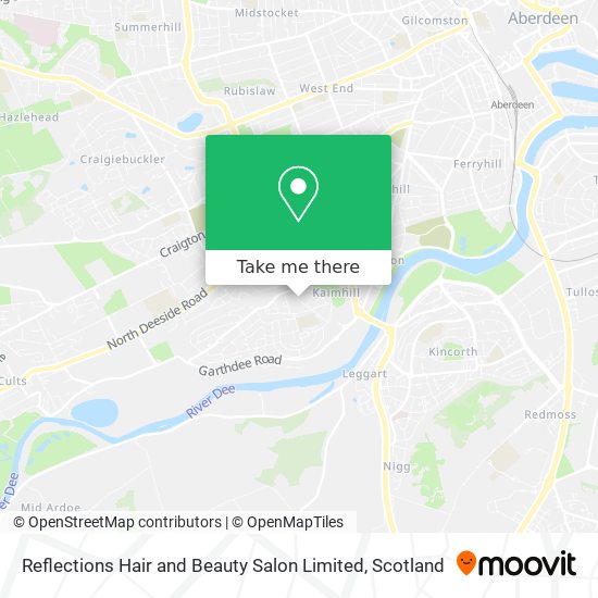 Reflections Hair and Beauty Salon Limited map