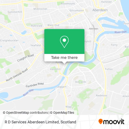 R D Services Aberdeen Limited map