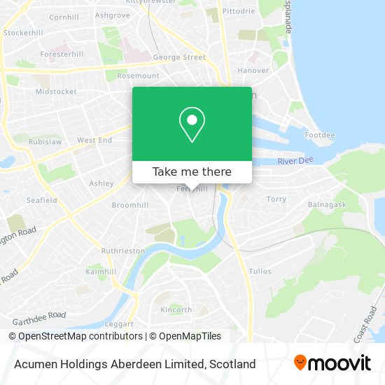 Acumen Holdings Aberdeen Limited map