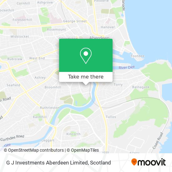 G J Investments Aberdeen Limited map