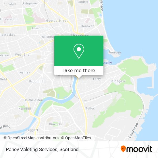 Panev Valeting Services map