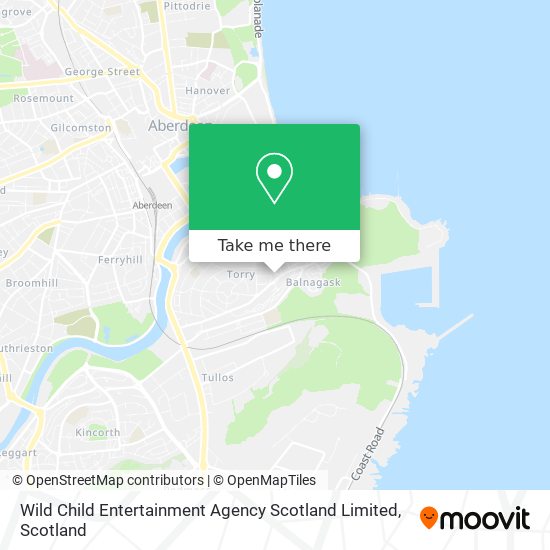 Wild Child Entertainment Agency Scotland Limited map