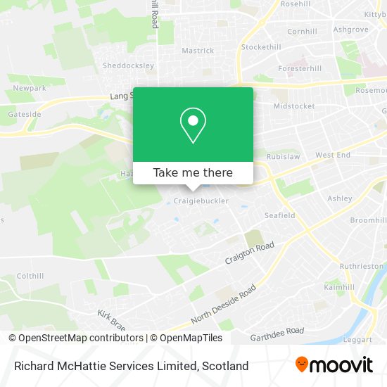 Richard McHattie Services Limited map