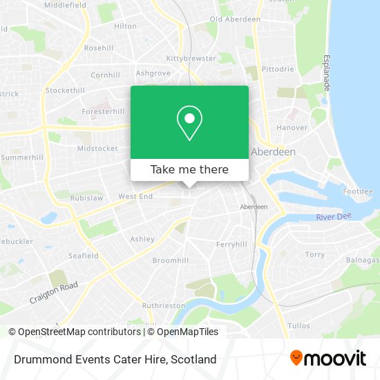 Drummond Events Cater Hire map