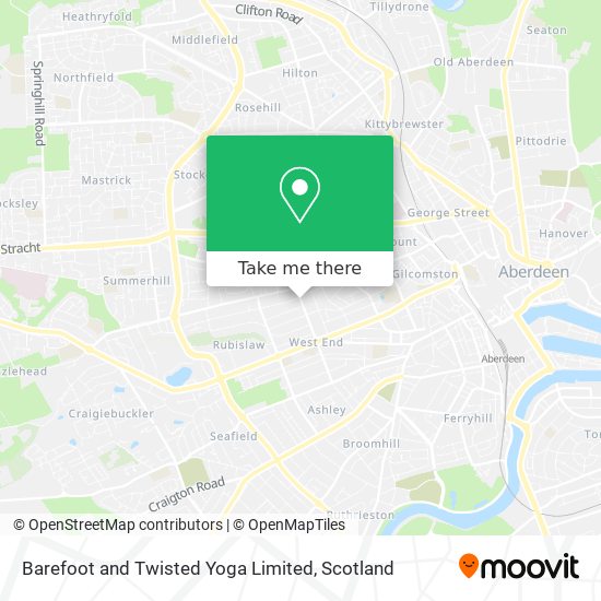 Barefoot and Twisted Yoga Limited map