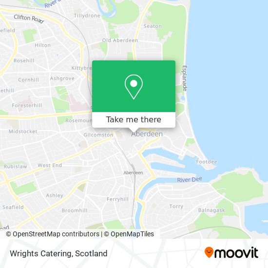 Wrights Catering map