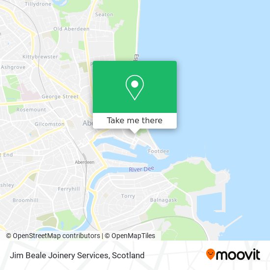 Jim Beale Joinery Services map