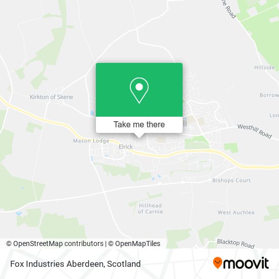 Fox Industries Aberdeen map