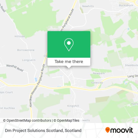 Dm Project Solutions Scotland map