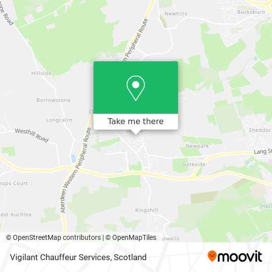 Vigilant Chauffeur Services map