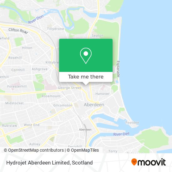 Hydrojet Aberdeen Limited map