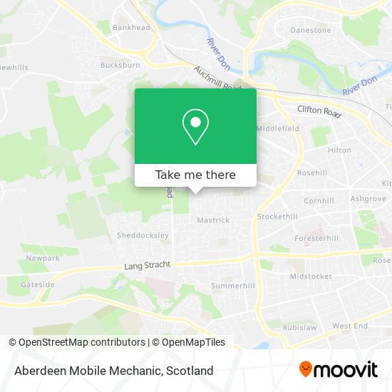 Aberdeen Mobile Mechanic map