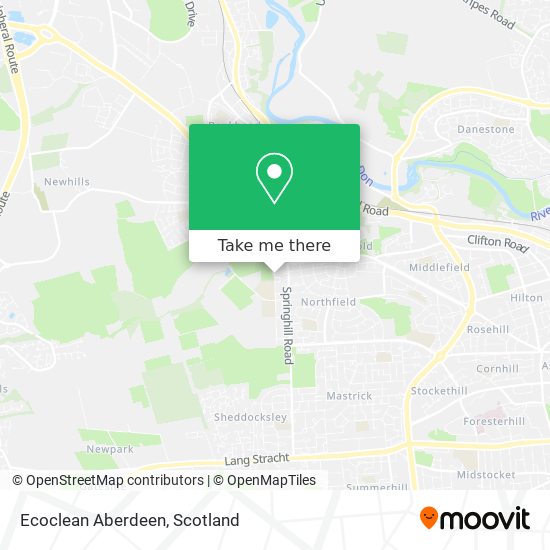 Ecoclean Aberdeen map