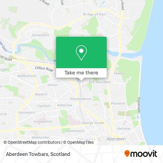 Aberdeen Towbars map