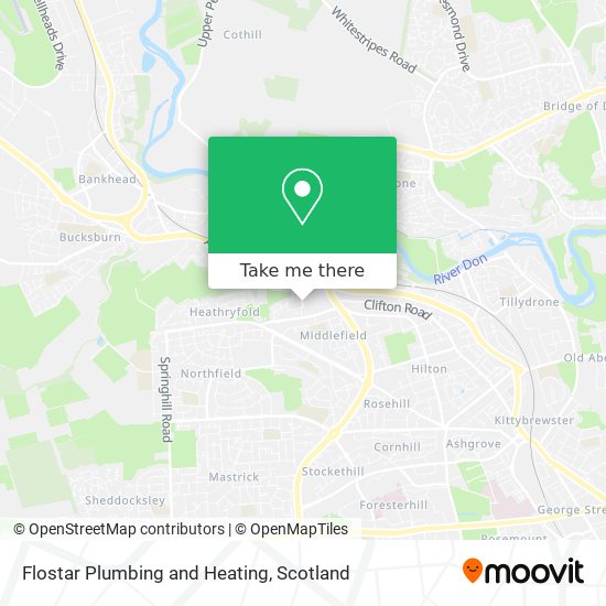 Flostar Plumbing and Heating map