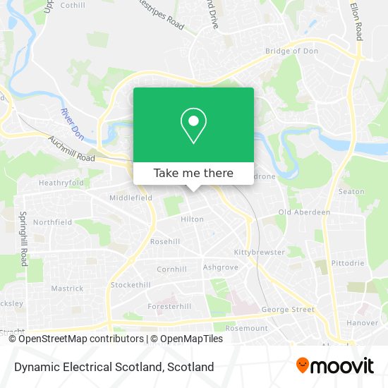 Dynamic Electrical Scotland map