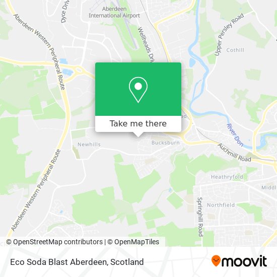 Eco Soda Blast Aberdeen map