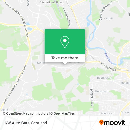 KW Auto Care map