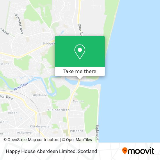 Happy House Aberdeen Limited map