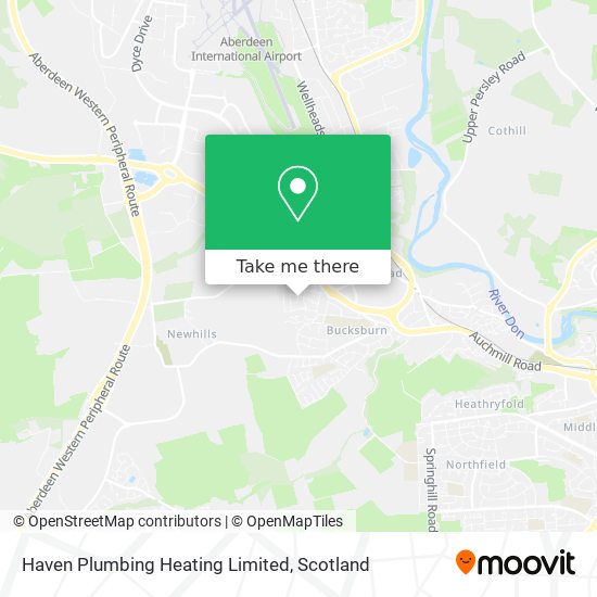 Haven Plumbing Heating Limited map