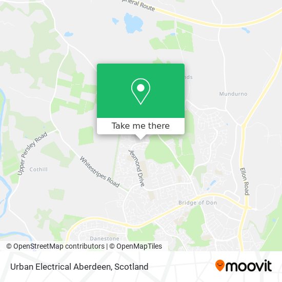 Urban Electrical Aberdeen map