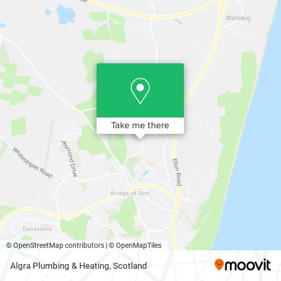 Algra Plumbing & Heating map