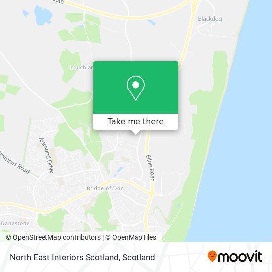 North East Interiors Scotland map