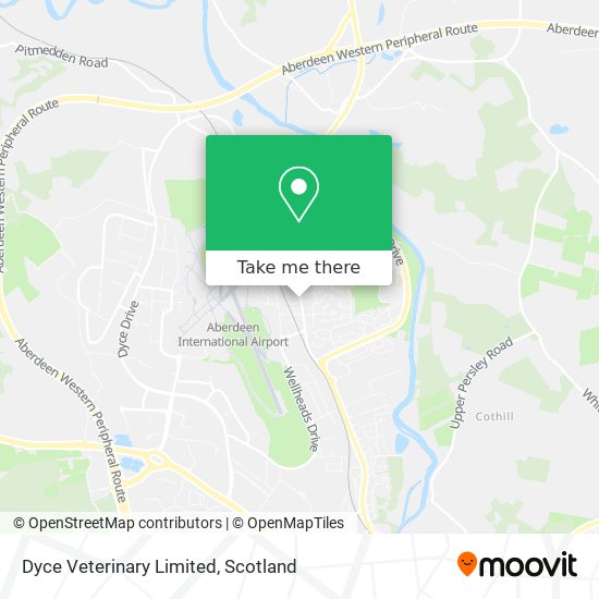 Dyce Veterinary Limited map