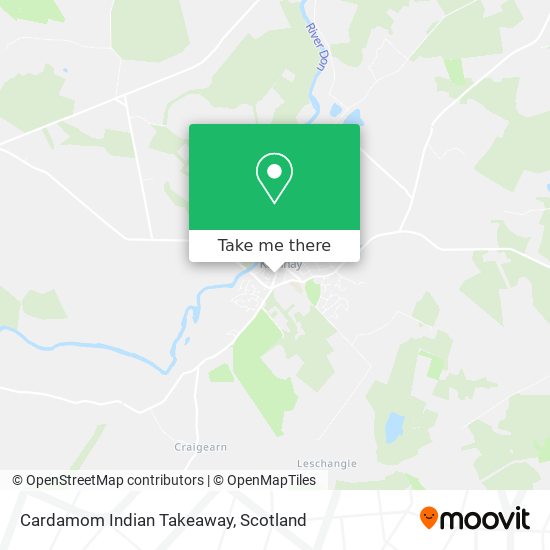 Cardamom Indian Takeaway map