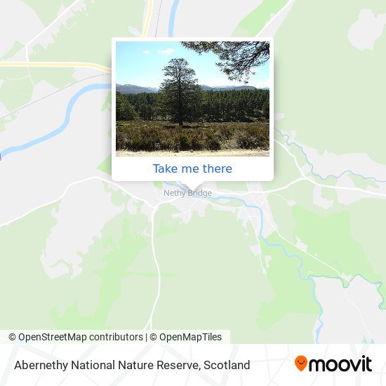 Abernethy National Nature Reserve map