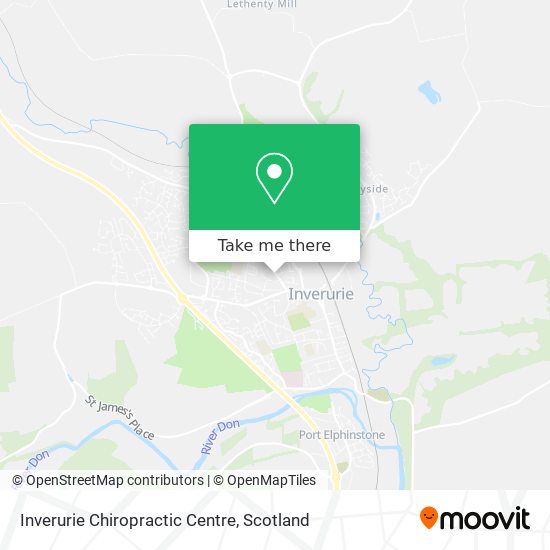 Inverurie Chiropractic Centre map