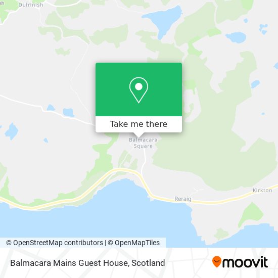 Balmacara Mains Guest House map
