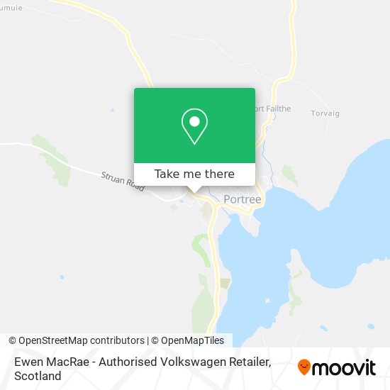 Ewen MacRae - Authorised Volkswagen Retailer map