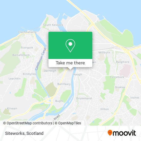 Siteworks map