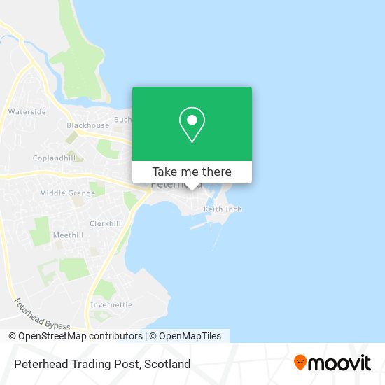 Peterhead Trading Post map