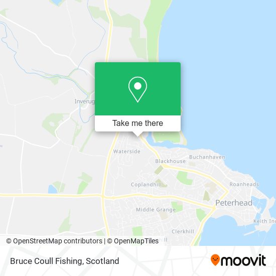 Bruce Coull Fishing map