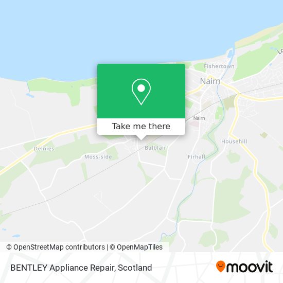 BENTLEY Appliance Repair map