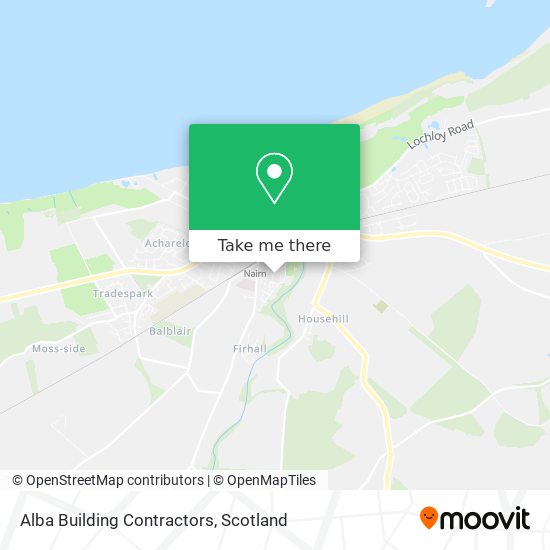 Alba Building Contractors map