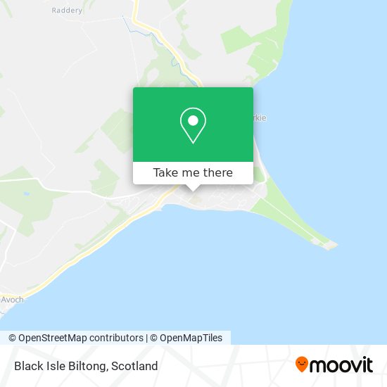 Black Isle Biltong map