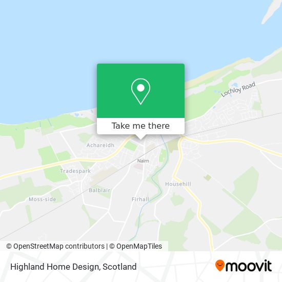 Highland Home Design map