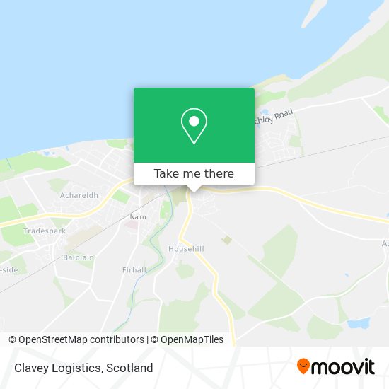 Clavey Logistics map